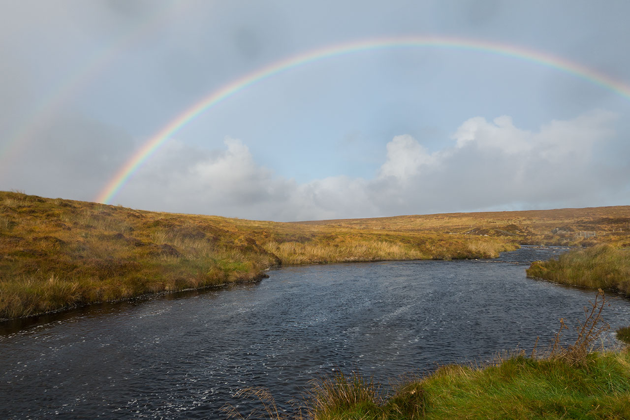 Autumn salmon fishing on the Isle of Lewis