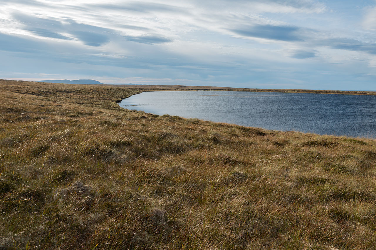 Departing after fishing an Isle of Lewis trout loch