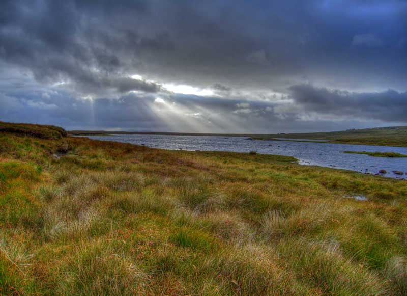 Loch Achmore a good trout loch on the Isle of Lewis